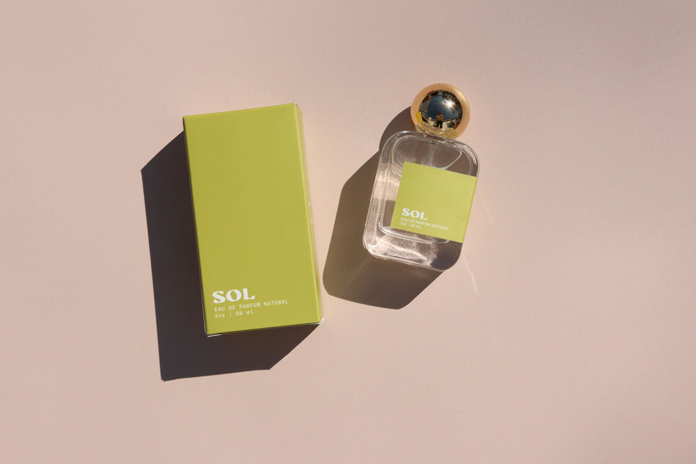 Nomad Design Co Sol perfume bottle