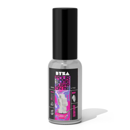 BYZA Pour Some Sugar On Me fragrance bottle