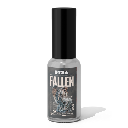 BYZA Fallen fragrance bottle