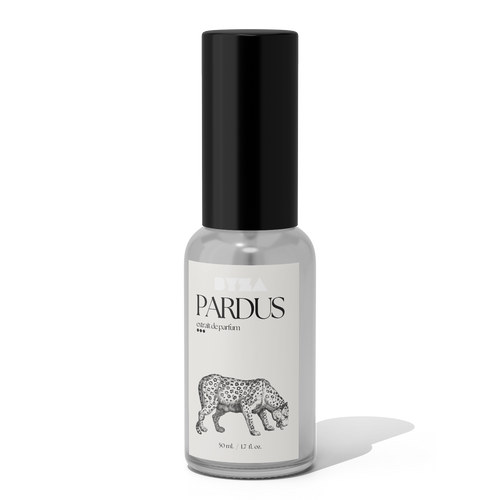 BYZA Pardus fragrance bottle
