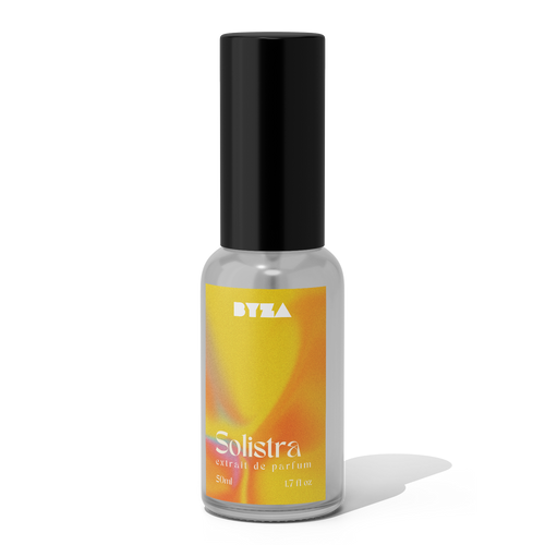 BYZA Solistra fragrance bottle