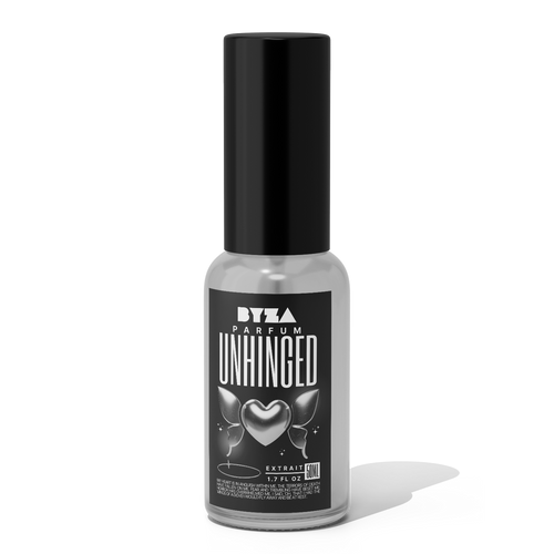 BYZA Unhinged fragrance bottle