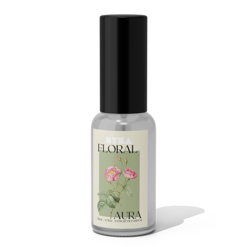 BYZA Floral Aura fragrance bottle