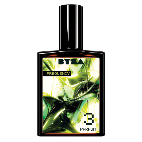 BYZA Frequency³ perfume bottle