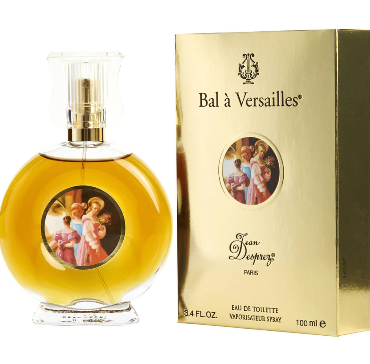 Jean Desprez Bal à Versailles Eau de Toilette 100ml bottle and box