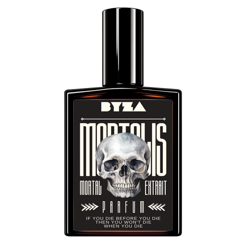 BYZA Mortalis fragrance bottle