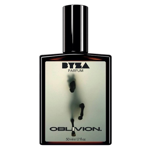 BYZA Oblivion fragrance bottle