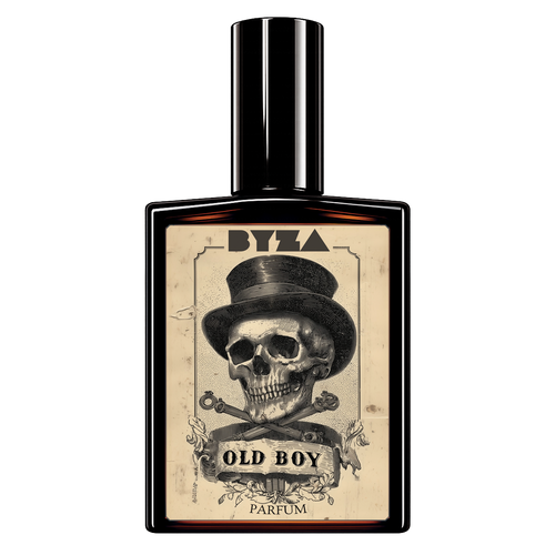 BYZA Old Boy fragrance bottle