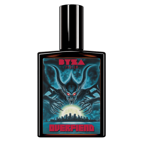 BYZA Overfiend fragrance bottle