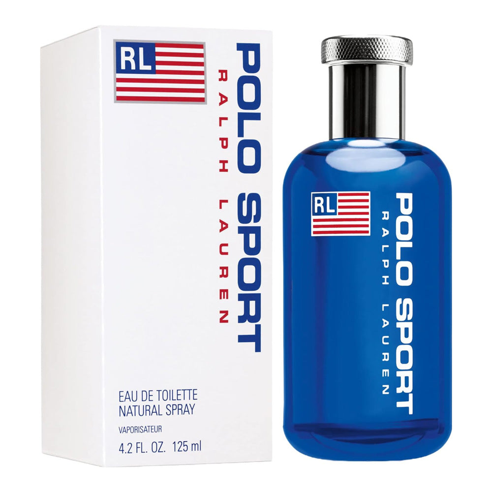 Ralph Lauren Polo Sport Eau de Toilette 125 mL bottle and box