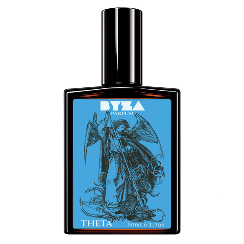 BYZA Theta fragrance bottle