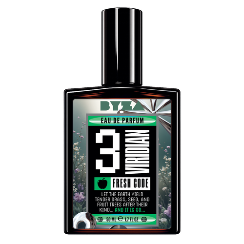 BYZA Viridian fragrance bottle